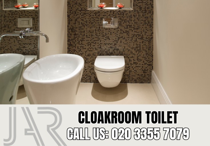 Cloakroom and Downstairs Toilet Installation by Clerkenwell Bathroom Fitters